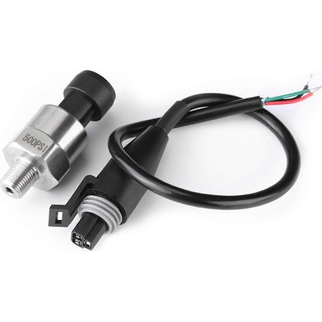 Druckmessumformer-Geber-Sensor aus Edelstahl für Öl, Kraftstoff, Luft und Wasser (500 PSI)