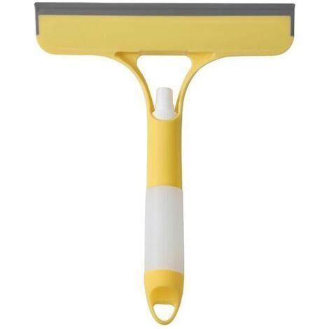 Yellow Window Cleaning Brush, 8.525 inch, 1 Piece, Double Sided Window Cleaning Brush for Mirrors. (1/5)