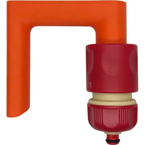 Schlauchaufhänger für draußen, rutschfest, U-förmig, robustes Gestell Outdoor-Schlauchhalter für Deckschiene, Zaun, Haus, Pool, Wohnmobil, Balkon, Garage, Traktor (1/5)