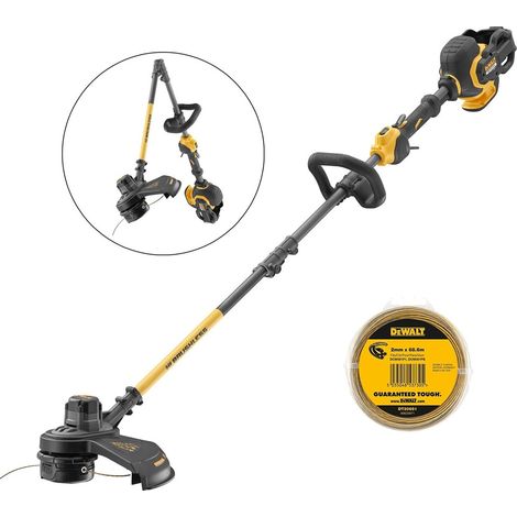Dewalt DCM5713N 54v XR Flexvolt Cordless Grass Timmer Split Shaft + Extra Line (1/5)