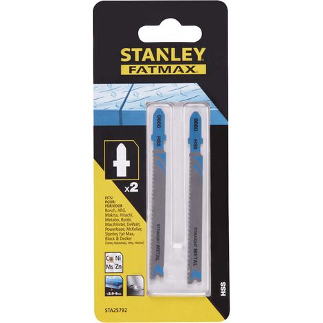 Piranha Stanley STA25792 X25792 2 Lame Metallo T Grosso Att.a T 1,0
