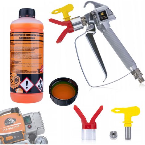 Rosfix PaintPatron 3in1 - Pflege- und Reinigungsflüssigkeit  1L  Für Farbspritzgeräte, Hochdruckreiniger  Schutz vor Korrosion und Frost, ideal für Wartung und Reinigung