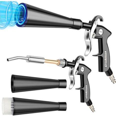 Nouveau pistolet de nettoyage tubulaire multifonctionnel haute puissance, pistolet de nettoyage automobile, pistolet de nettoyage à sec Tornado, un best-seller (1/5)