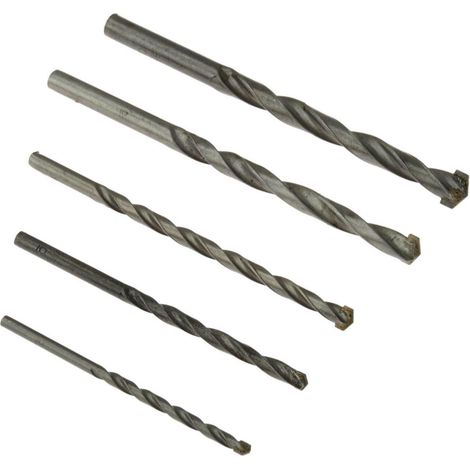 Geko Brocas para hormigón acero 4 a 10 mm set 5 piezas
