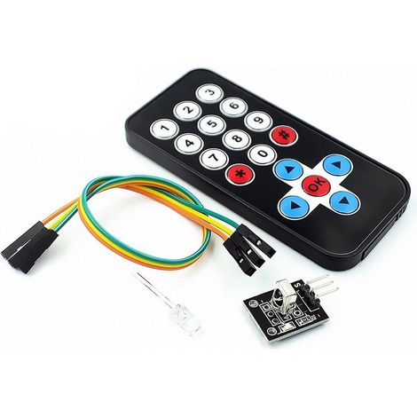 Kits de control remoto inalámbrico infrarrojo IR Tablero de sensores 38KHZ para Arduino AVR PIC