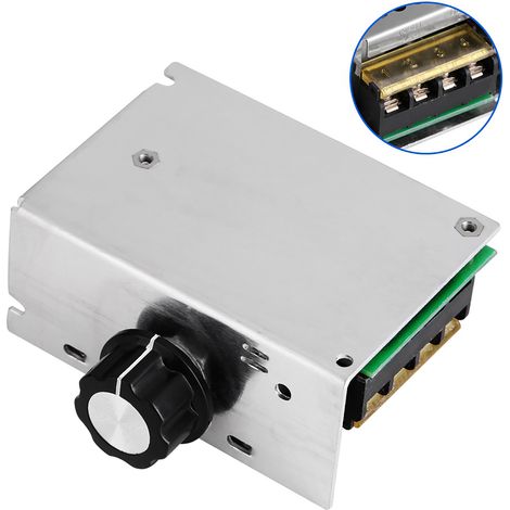 Importierter 4000-W-Hochleistungs-Thyristor-Wechselspannungsregler mit Sicherungshalter (1/5)
