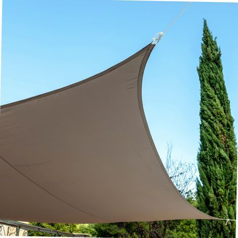 [JAMAIS UTILISÉ] Sonnenschutz Tuch taupe WERKA PRO  5 x 5 m