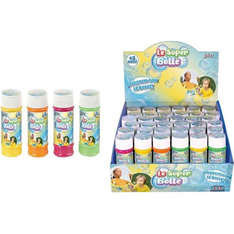 Paquet De Bulles De Savon De 36 Pcs De 60 Ml De Bouteilles Colorées Pour La Pièce D'enfant 807618