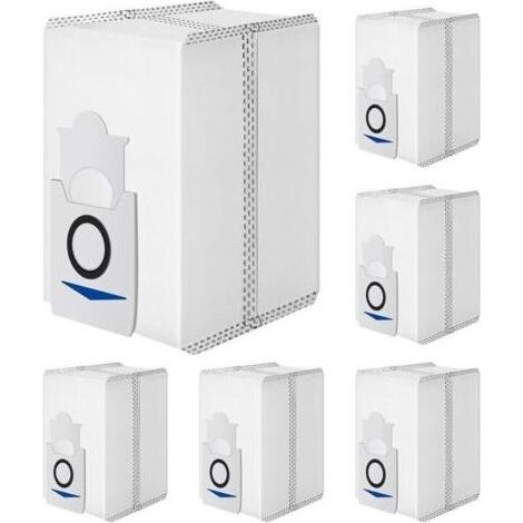 Lot de 6 Sacs à Poussière au Charbon Actif pour Aspirateur ECOVACS Deebot T30S/X2 Combo (1/5)