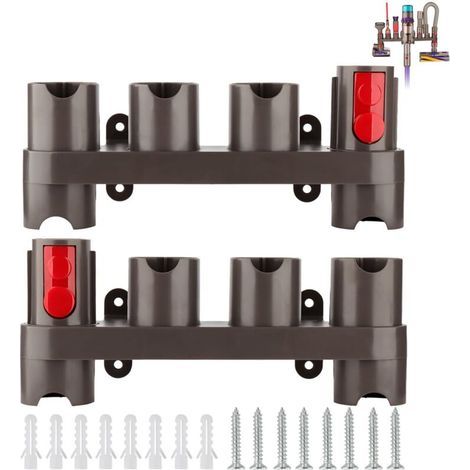 Accessory Holder for Dyson Gen5 V15 V12 V7 V8 V10 V11 SV10 SV11 Vacuum Cleaner Accessories, Dyson Accessory Holder (10 Storage Sockets, 2 Pack)