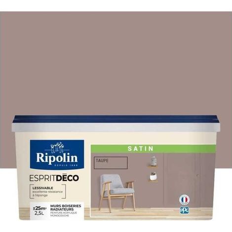 Ripolin Pintura de Pared Satinada Topo 2,5 litros (1/3)