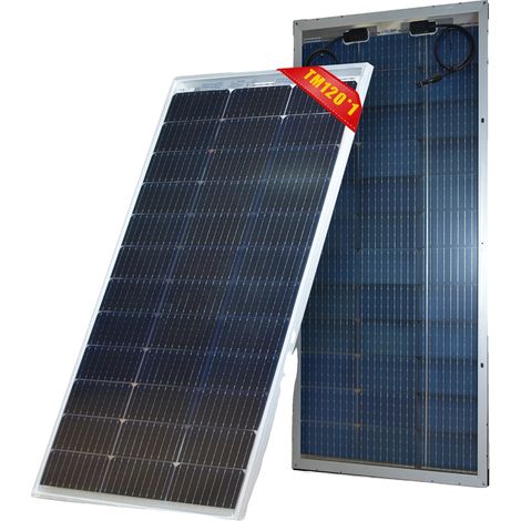Panneau Solaire, Haute Efficacité, Design Durable, 1Pcs 120W Panneau (1/2)