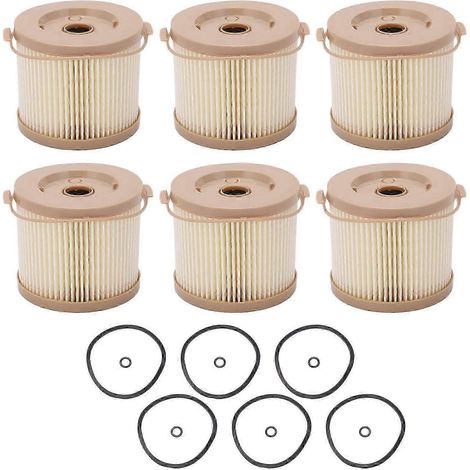 Fuel System Guardian, Advanced Fuel Filter Element For Marine Turbines, Lifespan, Stable Performance, For Racor 2010pm-or 500fg, 6 Pcs( )