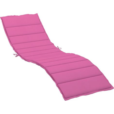 Cojín de tumbona tela Oxford rosa vidaXL