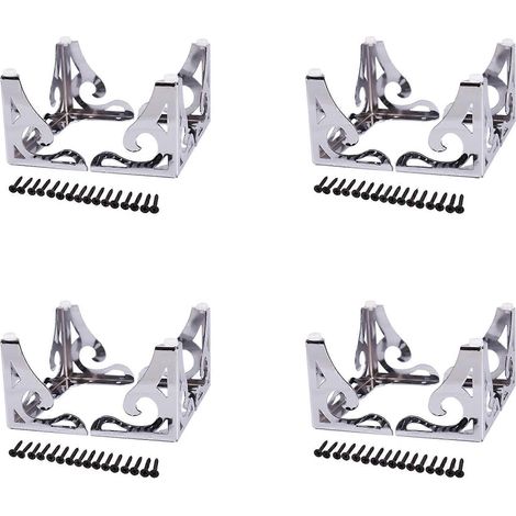 Canapé moderne ajouré avec pieds en métal, compatible avec canapés, tables et armoires, ensemble de 16 pièces (10 cm). (1/5)