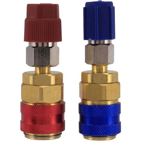 Adaptateur D'Expansion LatéRa le Haute et Basse R134A de Connecteur FréOn Accessoires Climatisation Automobi pour (1/4)