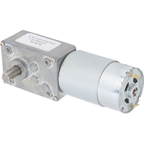 Motoréducteur à vis sans fin pour turbine, CC, couple élevé, commande basse vitesse, micro-motoréducteur bidirectionnel CC, 12 V, XD40WB-555YSF, 150 tr/min (1/5)