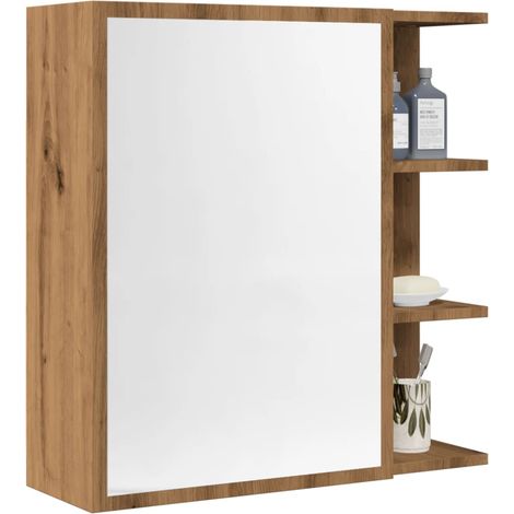 Spiegelschrank Artisan-Eiche 62,5x20,5x64 cm Holzwerkstoff