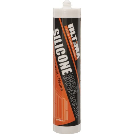 SILICONE DA COSTRUZIONE TRASLUCIDO 300 ML MC504 - ULTIMA - 16020 ULTIMA SCREW FIX COLLA