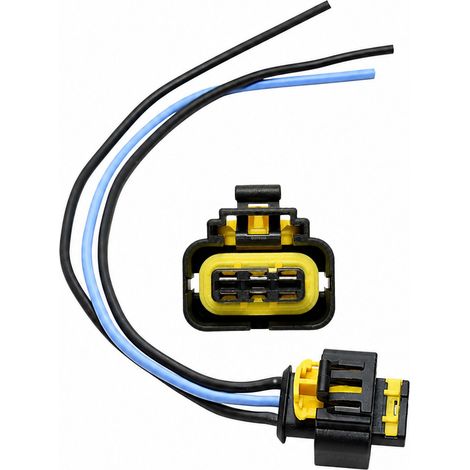 Cablaggio con connettore giallo a 3 pin CODE-1 con cavi da 18 cm (1/4)