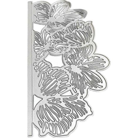 Pochoirs de découpe en métal à motif floral pour scrapbooking, album photo, tampon, papier, gaufrage, autres (1/5)