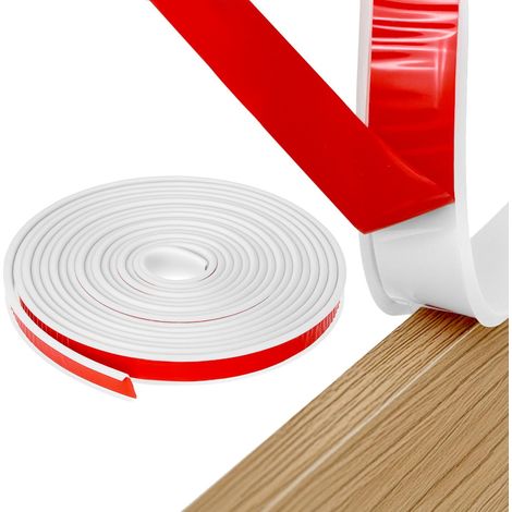 U Shape 16 mm x 5 m White Flexible TPE Edging Strip for Tables Cabinets Furniture (1/5)