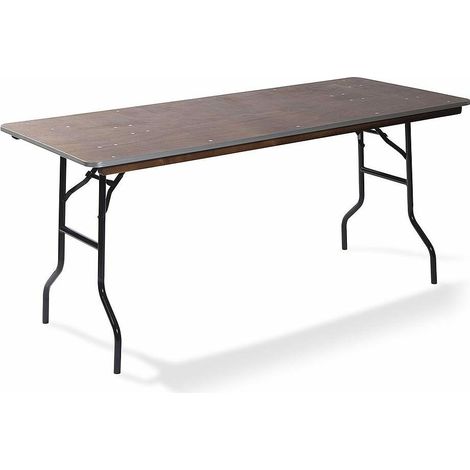 Table de banquet pliable rectangulaire 122x76 cm - Feros (1/2)
