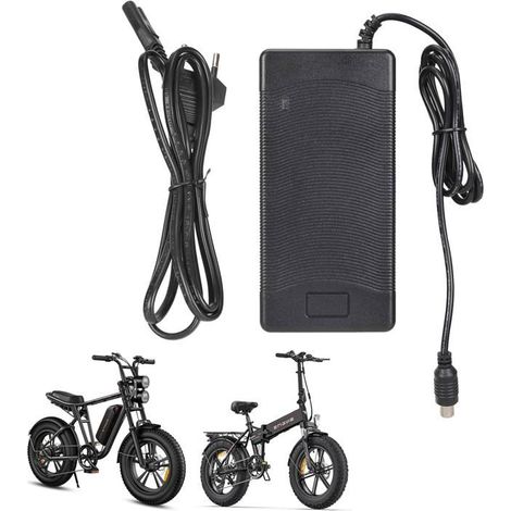 Chargeur 54,6V 2A pour ENGWE EP-2Pro/Engine Pro Vélo Électrique Scooter 48V Batterie Lithium-ION Charge Rapide Arrêt Automatique