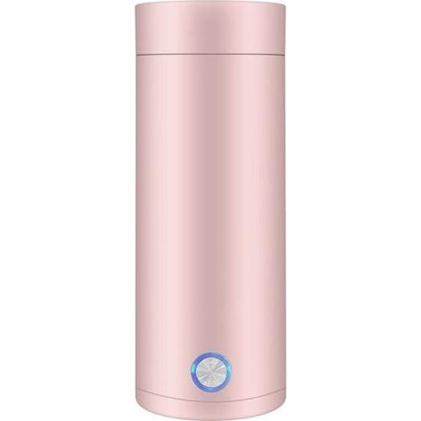 Mini Bouilloire Electrique de Voyage, 2 en 1 Tasse Chauffante Electrique, 400ml Bouilloire Electrique Portable pour Thé, Café-EU (1/4)