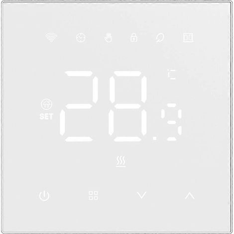 Thermostat intelligent WiFi 100-240V 3A pour chaudière murale compatible avec Home B (1/5)