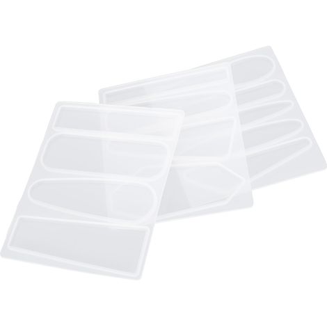 Moule à barrettes en silicone époxy cristal (lot de 3) - Outils pour la fabrication de barrettes à cheveux faites main