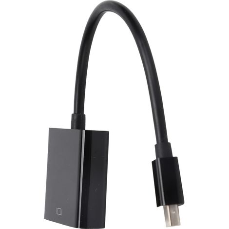 Adaptateur Mini DP vers VGA mâle vers femelle DisplayPort, convertisseur de signal source/réception (1/5)