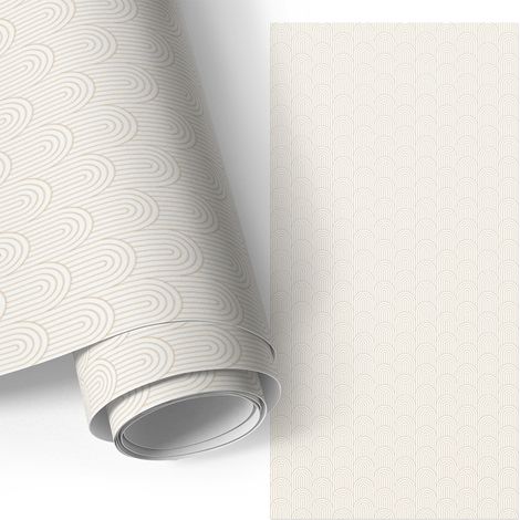 Möbel - Klebefolie - Möbelfolie - abwaschbare und selbstklebende Deko-Folie für Küche - Schrank -Tisch & Fensterbank - Elegante Bögen 50x100 cm