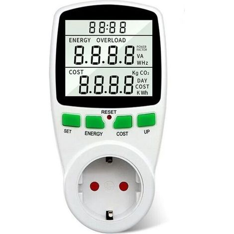compteur de consommation d'énergie, wattmètre, compteur d'électricité, compteur d'énergie (1/4)
