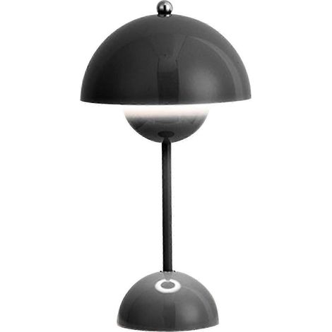 Lámpara de mesa nórdica con forma de capullo de flor, recargable, ideal para decorar un dormitorio, una oficina o una boda.