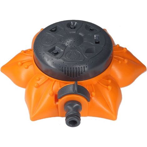 Gartensprenger – Rasensprenger-Wasserverteiler – Pflanzenbewässerung – 8 Sprühmodi – 20 x 19 x 5 cm – Mehrfarbig (1/5)