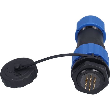 Connecteur étanche IP68 prise aviation SP2010 5A 250V mâle femelle écrou arrière borne à souder 2 broches (1/5)