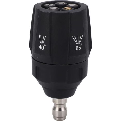 Buse de nettoyeur haute pression 5 en 1, tête de pulvérisation multi-rotative et réglable à 360 degrés, raccord rapide 1/4" pour la pulvérisation d'eau, équipement agricole