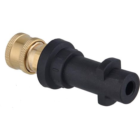 Adaptador para pistola de limpiadora de alta presión con conexión rápida hembra de 6,35 mm compatible con Karcher Serie K K2, K3, K4, K5, K6, K7