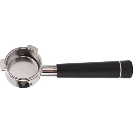 Bodenloser Siebträger 54 mm, 3-ohrig, Edelstahl, für Breville Series 8 Kaffeemaschine, Schwarz (1/5)