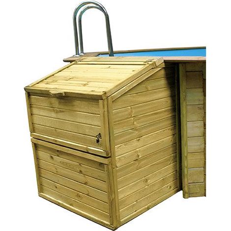 Cabina Tecnica in Legno Sunbay per Filtro a Sabbia Altezza: 146 cm 787249