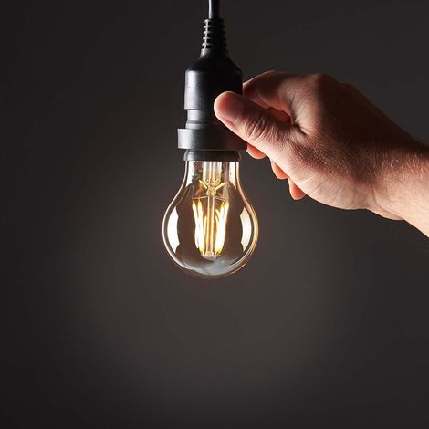 E27 4W Dimmable Vintage Tinted Filament Style LED Bulb Warm White Festoon (1/4)