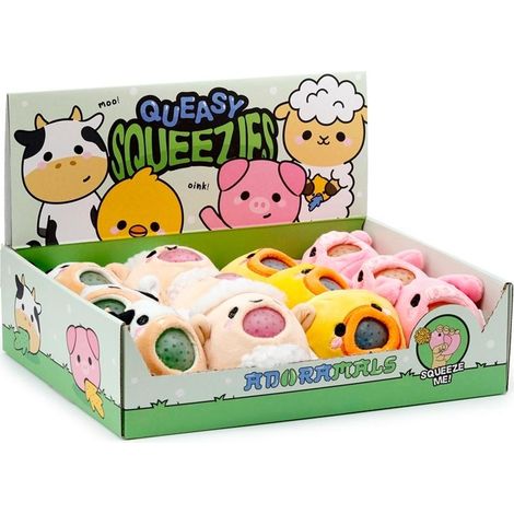 Animali giocattolo elastici da spremere, assortimento misto