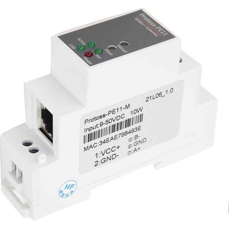 Module réseau Ethernet RS485 vers Wi-Fi pour montage sur rail, 9-50 V CC, 10 W, PE11-M (1/5)