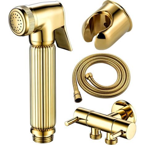 Linghhang – Wandmontierter Bidet-Sprühkopf aus Messing – Handbrause – Einfache Installation – Wassersparend – Angenehmer Griff (1/5)