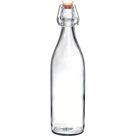 Transparente 1-Liter-Flasche - Giara - Bormioli