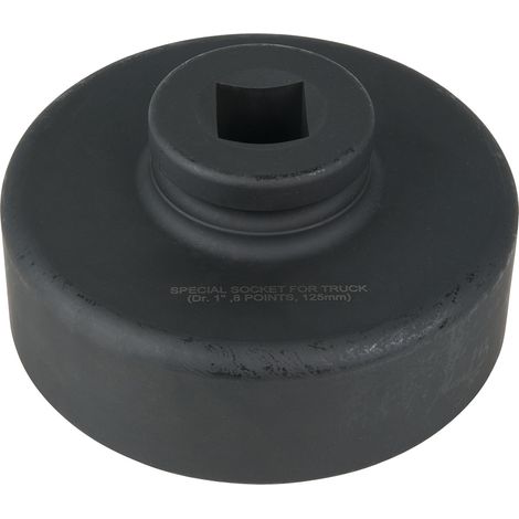 KS Tools 1 Achsmuttern-Schlüssel, 8-kant, kurz, 125 mm