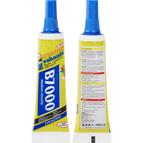 Nastro sigillante per montaggio LCD/a ribalta Mechanic B7000 (15 ml) (1/3)