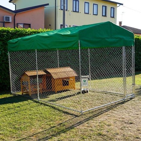 Box Per Cani Modello Matilda, Tipologia Recinto Recinto 3,96 X 2,28 Coperto, Porta Ciotole Sì O No Con Porta Ciotole
