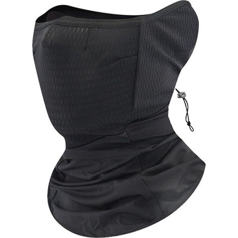 Maschera viso UV con protezione solare,copertura viso UV UPF 50+ per donna,colore nero (1/5)